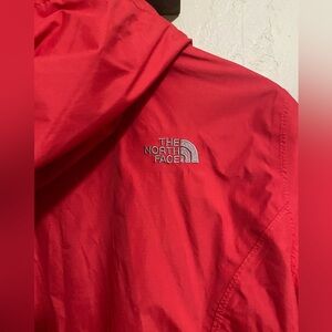 The North Face coral rain jacket